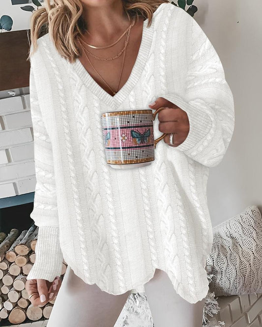 Micaela | Relaxed and Timeless winter Pullover