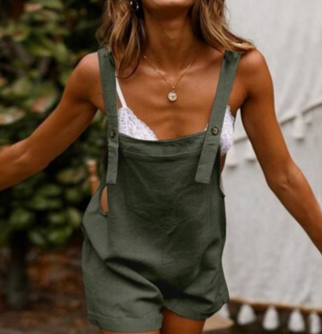 Aba® | Ladies' dungarees short for summer days