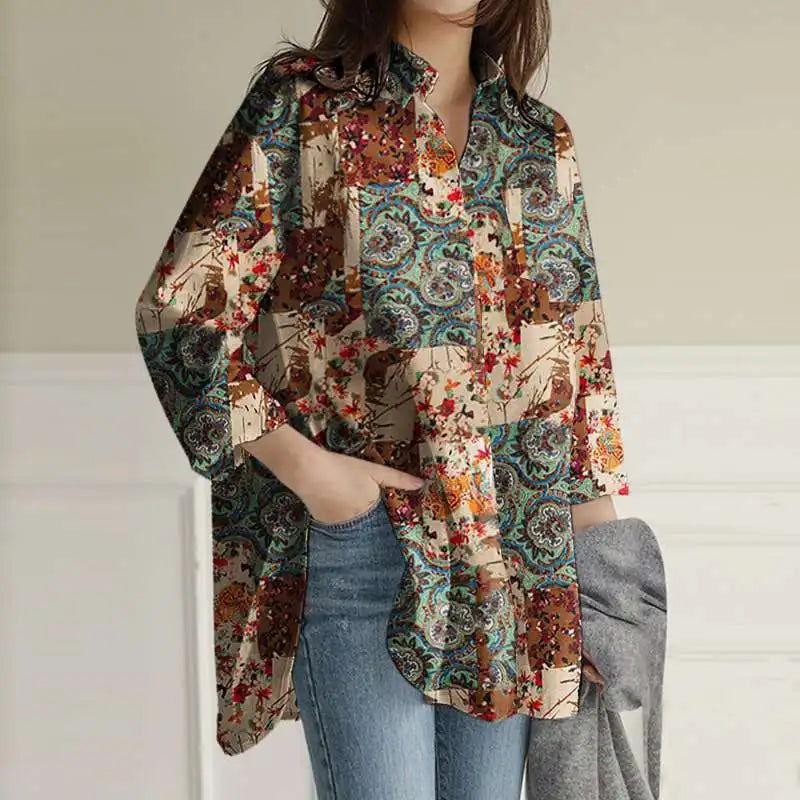 Ann | Casual and Comfortable winter Blouse